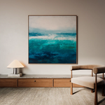 Abstract 853 Canvas Art 60 x 60 cm / Black