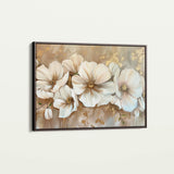 Floral 853 Canvas Art 18" x 24" / 45 x 60 cm / Black