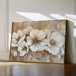 Floral 853 Canvas Art 60 x 40 cm / Black