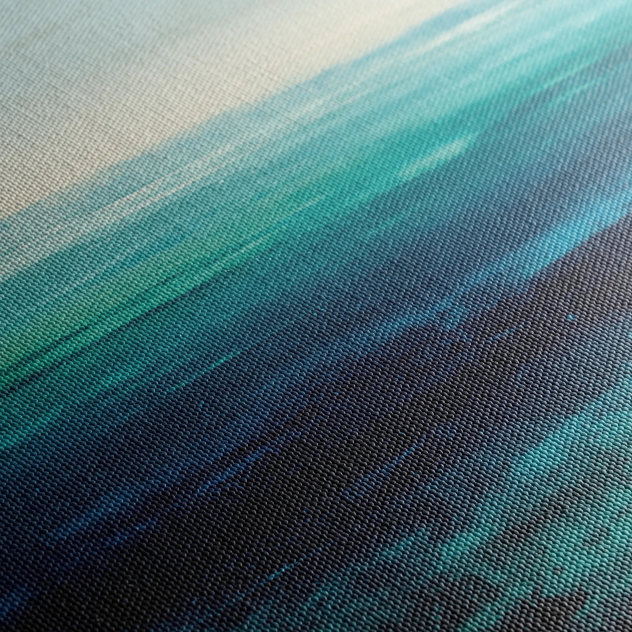 Abstract 854 Canvas Art 16" x 16" / 40 x 40 cm / Black