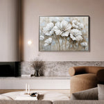 Floral 854 Canvas Art 18" x 24" / 45 x 60 cm / Black