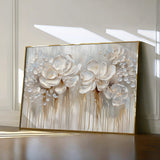 Floral 855 Canvas Art 18" x 24" / 45 x 60 cm / Black