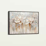 Floral 855 Canvas Art 18" x 24" / 45 x 60 cm / Black