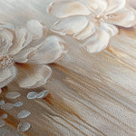 Floral 855 Canvas Art 18" x 24" / 45 x 60 cm / Black
