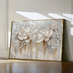 Floral 855 Canvas Art 60 x 40 cm / Black