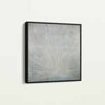 Abstract 856 Canvas Art 16" x 16" / 40 x 40 cm / Black