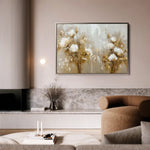 Floral 856 Canvas Art 60 x 40 cm / Black