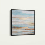 Abstract 858 Canvas Art 60 x 60 cm / Black