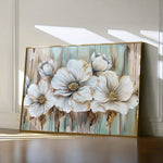 Floral 858 Canvas Art 18" x 24" / 45 x 60 cm / Black
