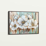 Floral 858 Canvas Art 18" x 24" / 45 x 60 cm / Black