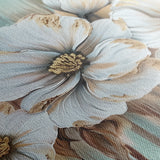 Floral 858 Canvas Art 18" x 24" / 45 x 60 cm / Black