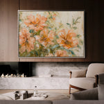 Floral 859 Canvas Art 18" x 24" / 45 x 60 cm / Black