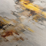 Abstract 860 Canvas Art 16" x 16" / 40 x 40 cm / Black