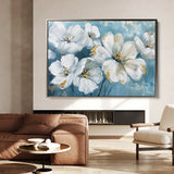 Floral 861 Canvas Art 18" x 24" / 45 x 60 cm / Black