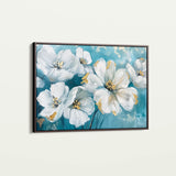 Floral 861 Canvas Art 18" x 24" / 45 x 60 cm / Black