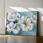 Floral 861 Canvas Art 60 x 40 cm / Black
