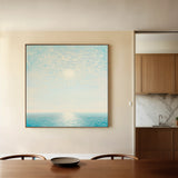 Abstract 862 Canvas Art 16" x 16" / 40 x 40 cm / Black