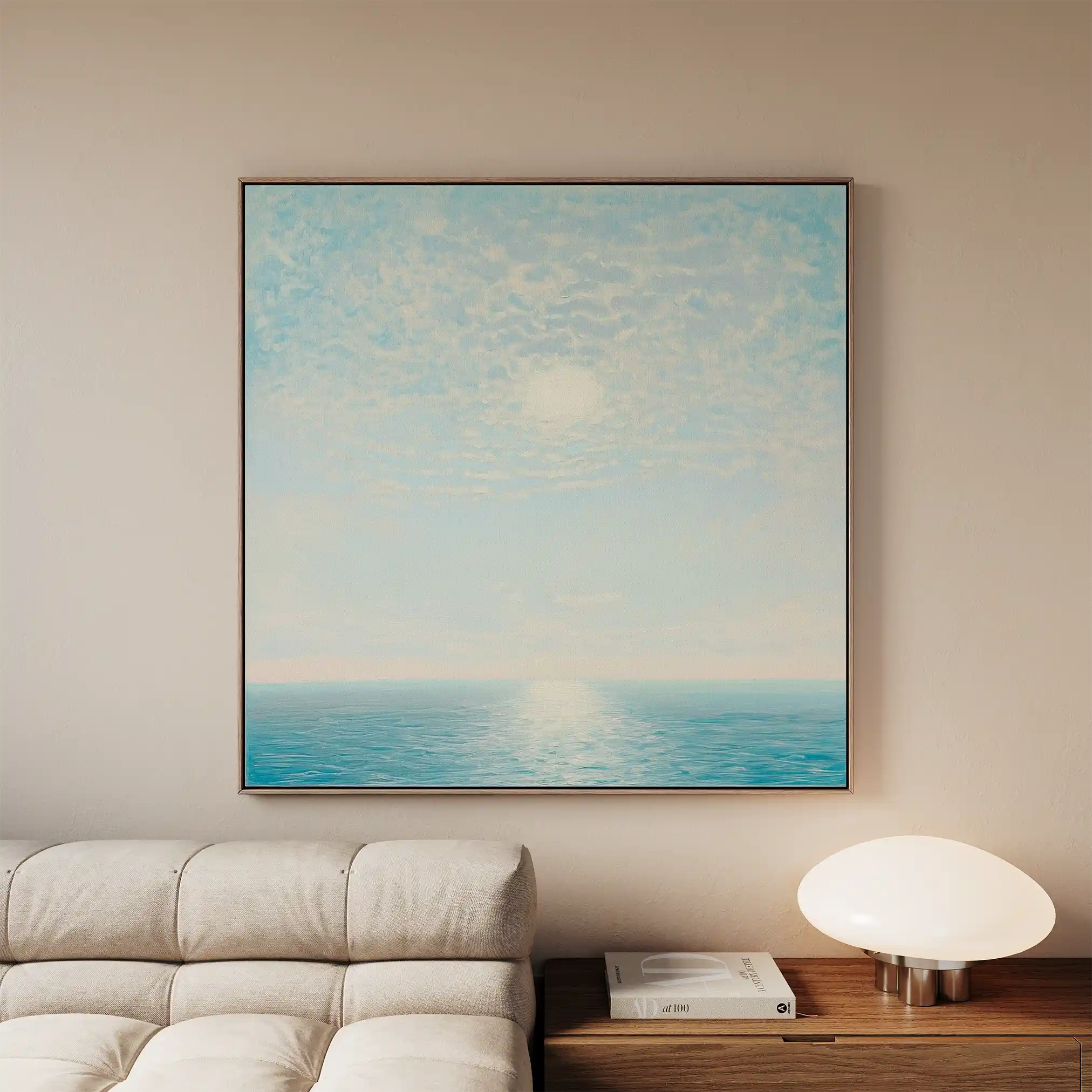 Abstract 862 Canvas Art 60 x 60 cm / Black