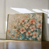 Floral 862 Canvas Art 18" x 24" / 45 x 60 cm / Black