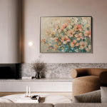 Floral 862 Canvas Art 18" x 24" / 45 x 60 cm / Black