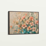 Floral 862 Canvas Art 18" x 24" / 45 x 60 cm / Black