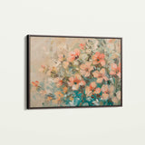 Floral 862 Canvas Art 18" x 24" / 45 x 60 cm / Black