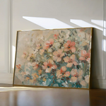 Floral 862 Canvas Art 60 x 40 cm / Black
