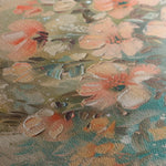 Floral 862 Canvas Art 60 x 40 cm / Black