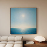 Abstract 863 Canvas Art 16" x 16" / 40 x 40 cm / Black