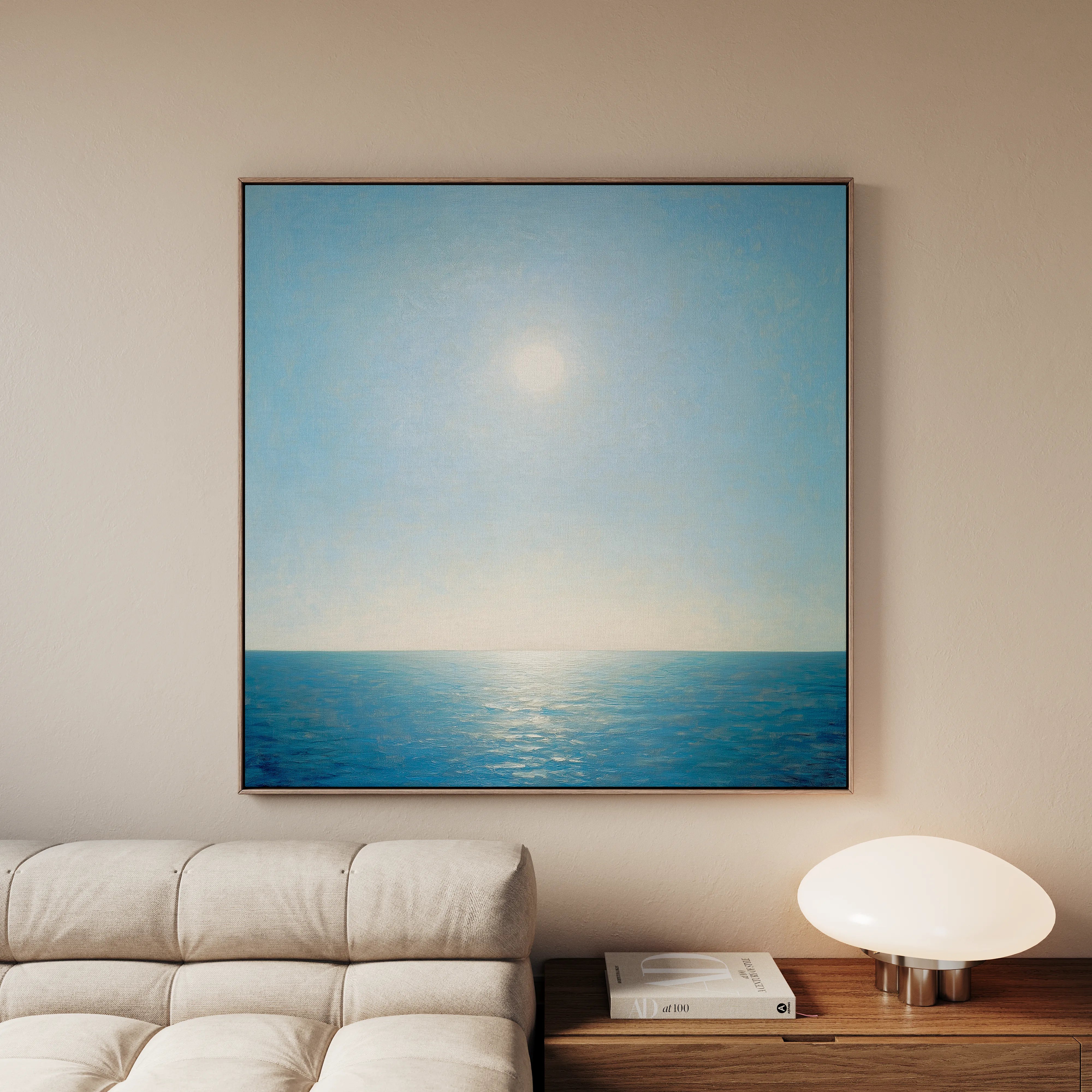 Abstract 863 Canvas Art 16" x 16" / 40 x 40 cm / Black