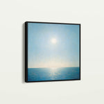 Abstract 863 Canvas Art 16" x 16" / 40 x 40 cm / Black