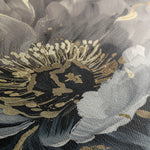 Floral 863 Canvas Art 18" x 24" / 45 x 60 cm / Black