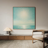 Abstract 864 Canvas Art 16" x 16" / 40 x 40 cm / Black