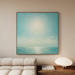 Abstract 864 Canvas Art 16" x 16" / 40 x 40 cm / Black
