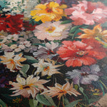 Floral 865 Canvas Art 18" x 24" / 45 x 60 cm / Black