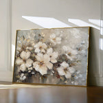 Floral 866 Canvas Art 18" x 24" / 45 x 60 cm / Black