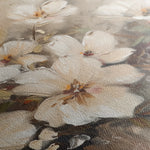 Floral 866 Canvas Art 18" x 24" / 45 x 60 cm / Black