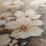Floral 866 Canvas Art 18" x 24" / 45 x 60 cm / Black