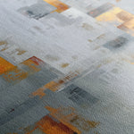 Abstract 867 Canvas Art 16" x 16" / 40 x 40 cm / Black