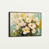 Floral 868 Canvas Art 18" x 24" / 45 x 60 cm / Black
