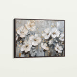 Floral 869 Canvas Art 18" x 24" / 45 x 60 cm / Black