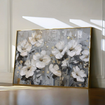 Floral 869 Canvas Art 60 x 40 cm / Black