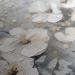 Floral 869 Canvas Art 60 x 40 cm / Black