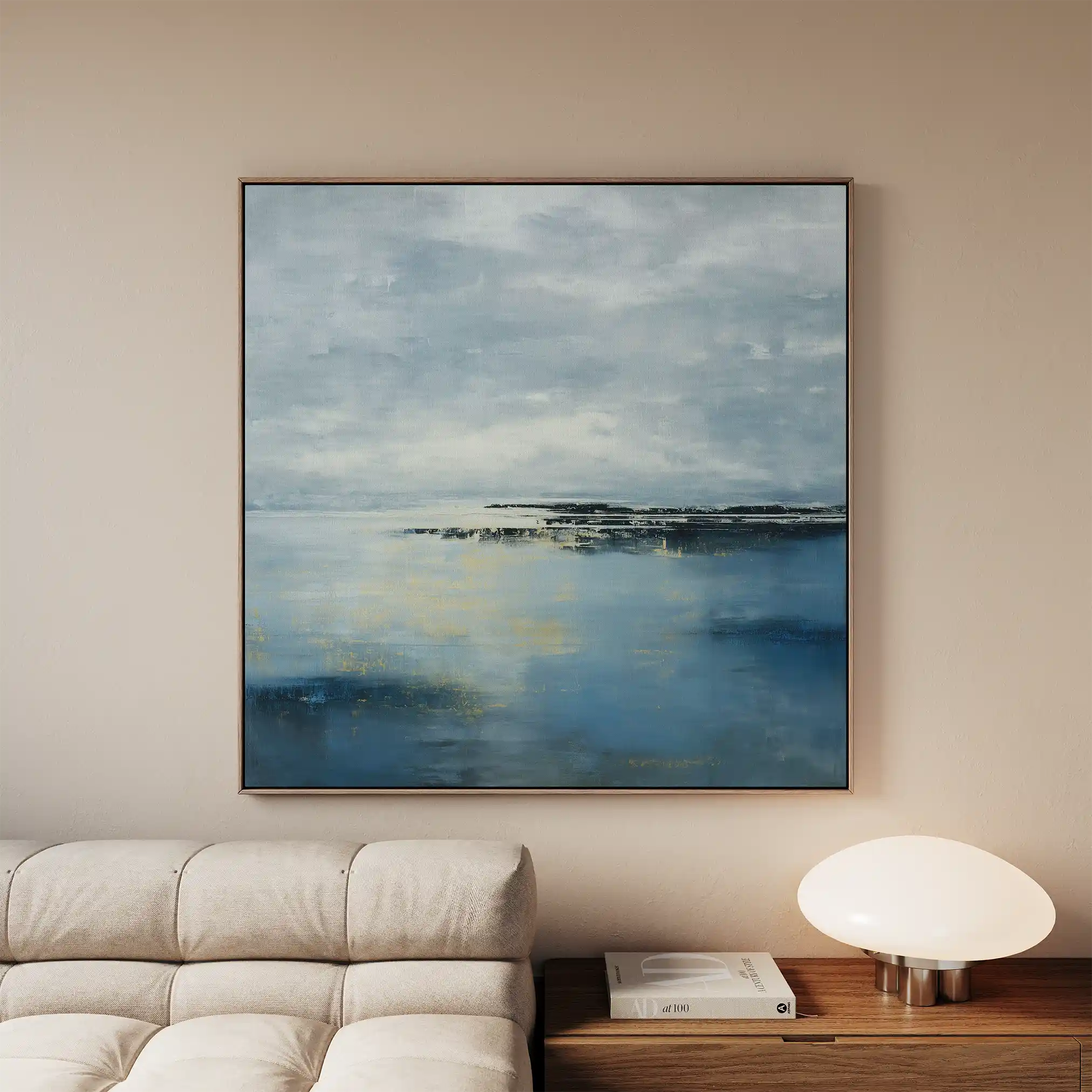Abstract 872 Canvas Art 60 x 60 cm / Black