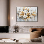 Floral 873 Canvas Art 18" x 24" / 45 x 60 cm / Black