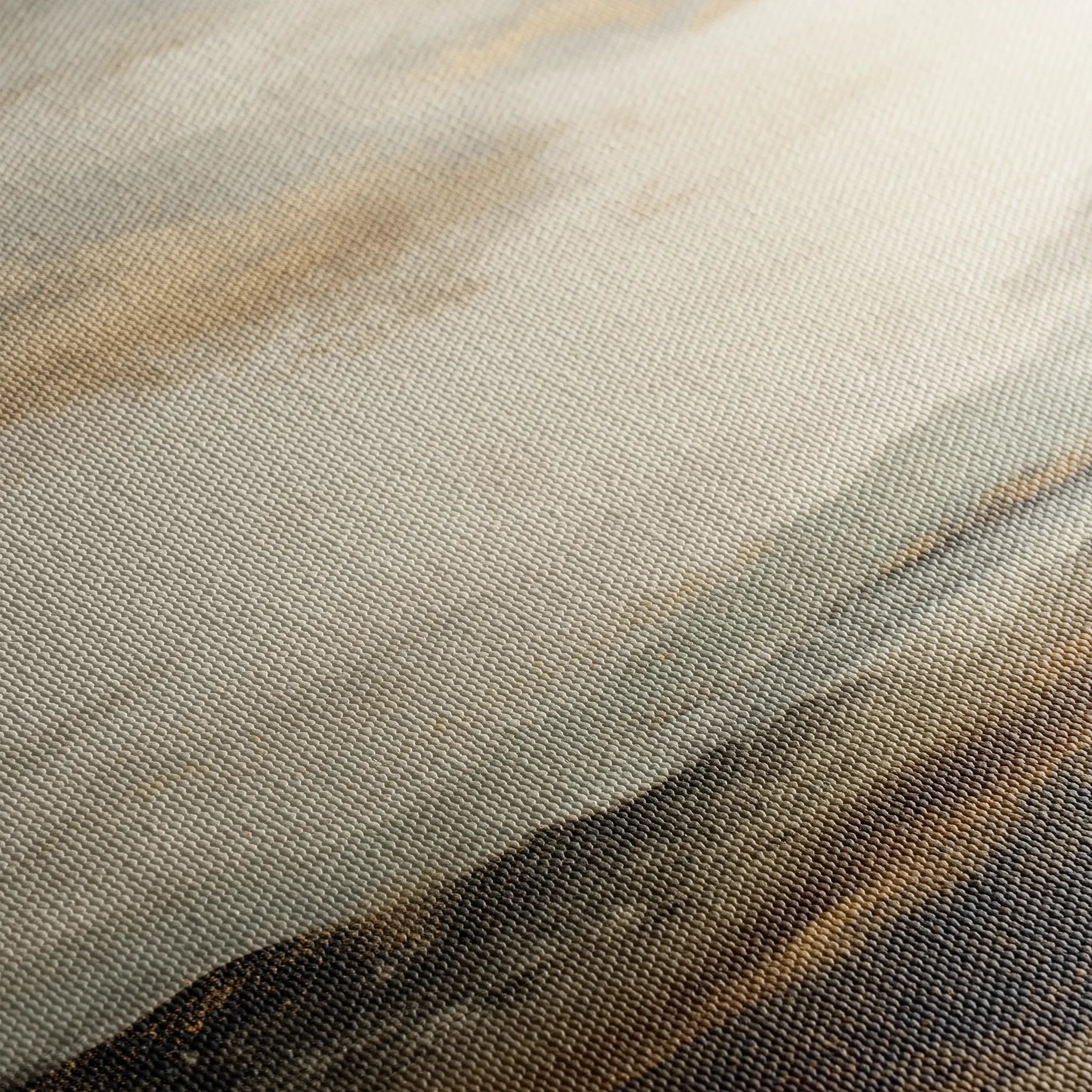 Abstract 874 Canvas Art 16" x 16" / 40 x 40 cm / Black