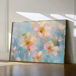 Floral 875 Canvas Art 18" x 24" / 45 x 60 cm / Black