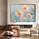 Floral 875 Canvas Art 18" x 24" / 45 x 60 cm / Black