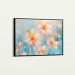 Floral 875 Canvas Art 18" x 24" / 45 x 60 cm / Black