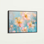 Floral 875 Canvas Art 60 x 40 cm / Black
